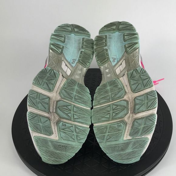 Asics GT-1000 3 Silver/Pink Athletic Running Shoes T4K8N Women’s Size 7.5 - Picture 10 of 12